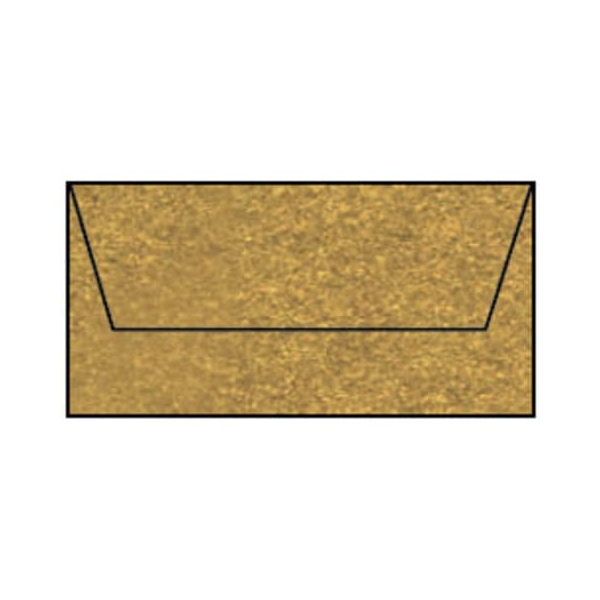 50 Stück Rössler Designbriefumschlag Paperado 16400275, Din Lang, nassklebend, 100g, gold 4014969220832 Rössler