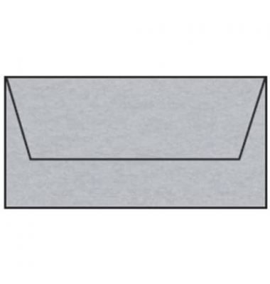 Briefumschlag 16400280 Din Lang ohne Fenster nassklebend 100g silber