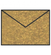 Briefumschlag 16400775 C7 ohne Fenster nassklebend 100g gold