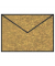 Designbriefumschlag Paperado 16400775, C7, nassklebend, 100g, gold