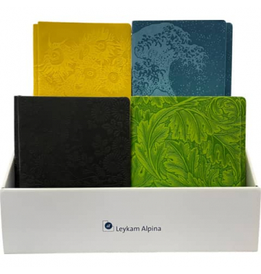 Notizbuch SO10-2022, Artisan Art, farbig sortiert, A5