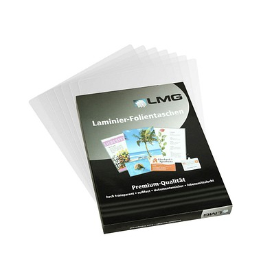 Laminierfolien LMGA7-175, A7, 80x111mm, 175mic x2, glänzend