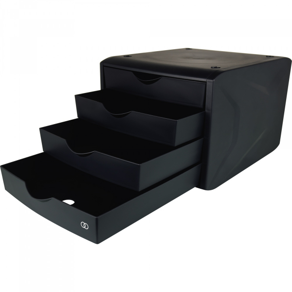 4003630028440 - Schubladenbox oeco 1614 schwarz 4003630028440 Soennecken