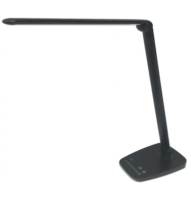 LED-Schreibtischlampe TWISTLED, schwarz, mit Standfuß, dimmbar