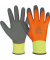 Winter-/Montagehandschuh SuperFlex Thermo+, Latex, Latexschaum, neon gelb/neon orange/grau, Größe 10 / XL