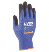 Montagehandschuhe athletic lite, Micro-NBR-Schaum, schwarz/blau, Größe 9 / L