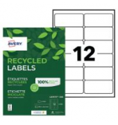 Etikett LR7177-100 Recyclin Adress-E 99,1x42,3mm