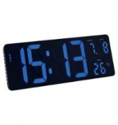  Uhr HORDGTL, schwarz, rechteckig