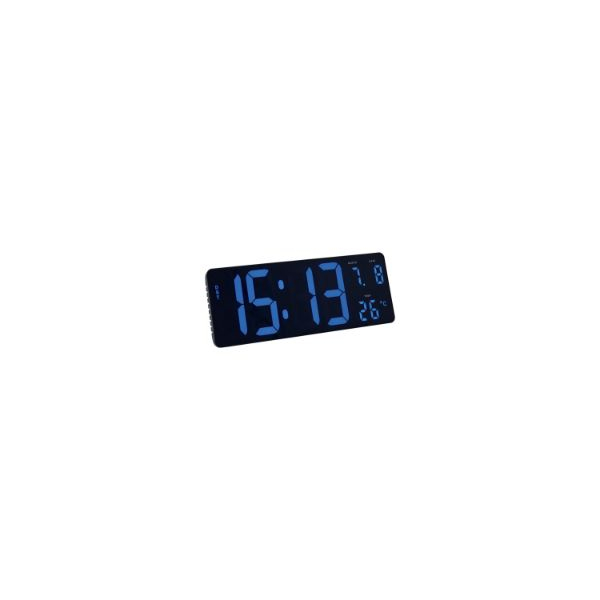 LED-Uhr HORDGTL 3-in-1 Anzeige 38x14 cm schwarz Uhr 3129710017270 ALBA