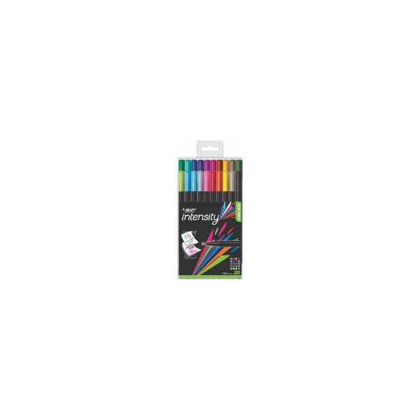 3086123509429 - BIC Intensity Fineliner CEL1011728 08 mm Farbig Sortiert 20 Stück