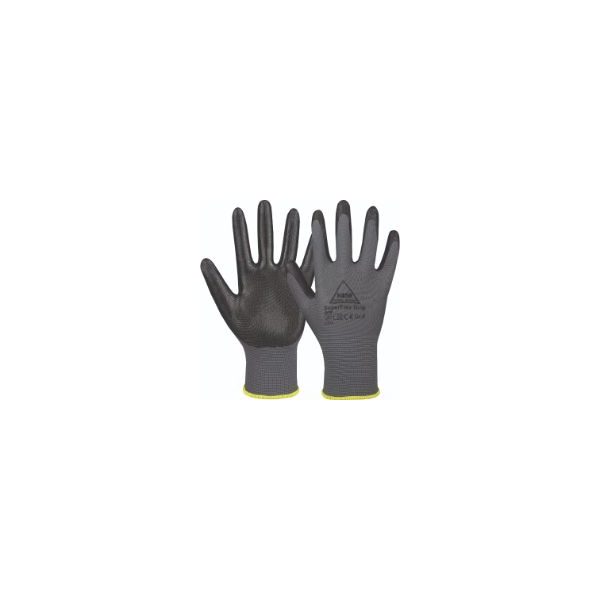 4018949860582 - Montagehandschuhe SuperFlex Grip Nitril grau schwarz Größe 8 M 4018949860582 10 Stück 4018949860582 - Montagehandschuhe SuperFlex Grip Nitril grau schwarz Größe 8 M 4018949860582 10 Stück