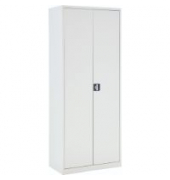 Flügeltürenschrank ECO 4 Böden, 195 x 80 cm, grau