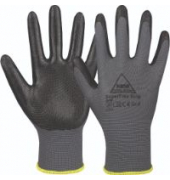 Montagehandschuhe SuperFlex Grip, Nitril, grau/schwarz, Größe 10 / XL
