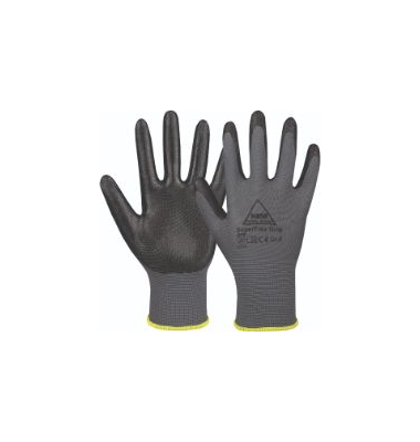 Montagehandschuhe SuperFlex Grip, Nitril, grau/schwarz, Größe 10 / XL
