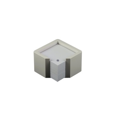 Notizzett 257, mit 600 Blatt weiß, Maße: 12,5x12,5x8cm, weiß