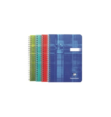 Notizbuch 8542C, farbig sortiert, A5, kariert, 90g, 90 Blatt / 180 Seiten