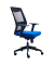 Bürostuhl 908-3 Lumbar Mesh, mittelhohe Rückenlehne, blau/schwarz