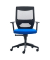 Bürostuhl 908-3 Lumbar Mesh, mittelhohe Rückenlehne, blau/schwarz