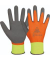 Montagehandschuhe SuperFlex +, Latex, Latexschaum, orange/gelb/grau, Größe 8 / M