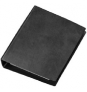 Ringbuch Special ohne 1164280, A6 4 Ringe 13mm Ring-Ø PVC schwarz