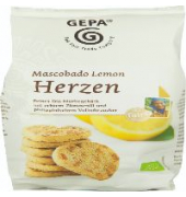 Bio Mascobado Lemon Herzen, 125g