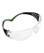 Schutzbrille SecureFit™, seitl. geschl., mit Bügeln, schwarz/grün
