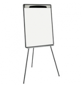 Flipchart, EA23062119, 70x100cm (BxH), silber/schwarz, mit Beinen, mit 2 Seitenarmen