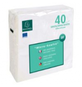 Servietten SV913801I, wei&szlig; / Uni, 2-lagig, 38x38cm