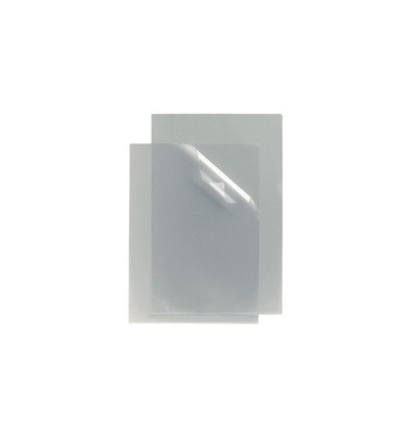 Sichthüllen 21674090, A4, transparent genarbt, oben & rechts offen, 0,11mm
