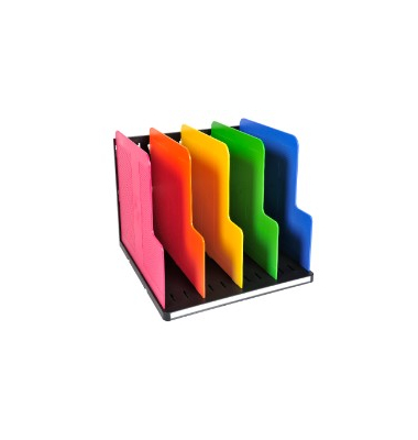 Briefablage Modulotop 390914D, A4, bunt, Polystyrol