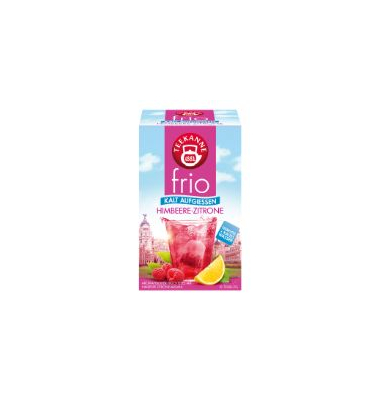 Tee FRIO Himbeer-Zitrone, 18 Beutel a 2,5g