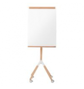 Flipchart Giro, EA5206375, 70x104cm (BxH), holz, mit Rollen