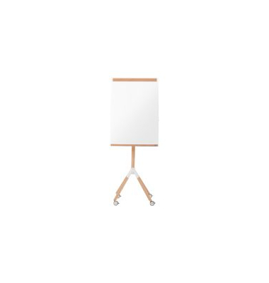 Flipchart Giro, EA5206375, 70x104cm (BxH), holz, mit Rollen