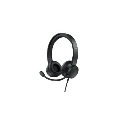 On-Ear Headse HS-200 24186, Schwar Mute-T USB-A, 1 8m Kabell