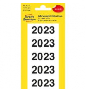 Jahreszahlen 43-223, 2023, weiß, 60x24mm, selbstklebend
