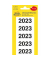 Jahreszahlen 43-223, 2023, weiß, 60x24mm, selbstklebend