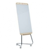 Flipchart Duoro, GEA5253173, 70x120cm (BxH), silber, mit Rollen