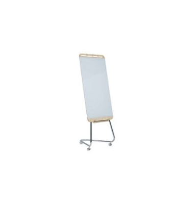 Flipchart Duoro, GEA5253173, 70x120cm (BxH), silber, mit Rollen