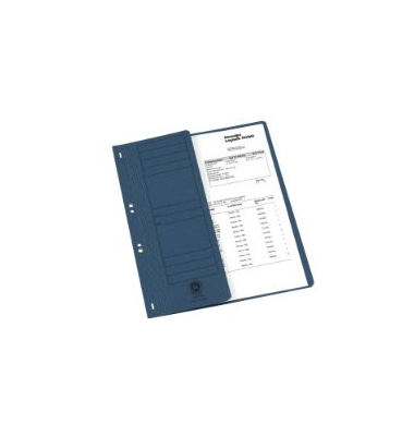 Ösenhefter 2020299, A4 blau halber Vorderdeckel, Karton 250g