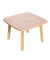 Beistelltisch Woody, 40cm (H), 60x60cm (BxT), quadratisch, buche / braun
