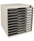 Schubladenbox MODULO 332014D A4 10Schübe sw +Schloss