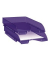 Briefablage Pro Happy 1002000771 A4 / C4 violett-transparent Kunststoff stapelbar