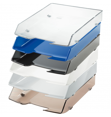 Briefkorb 1028, stapelbar, Maße: 255 x 350 x 66mm, schwarz
