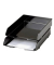 Briefkorb 1028, stapelbar, Maße: 255 x 350 x 66mm, schwarz