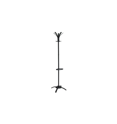 Garderobe Pmcleo, Maße: 175 x 50cm, schwarz