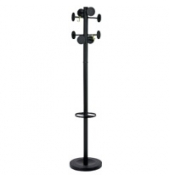 Garderobenständer PMStan3n, Höhe: 175cm, Kunststoff, schwarz