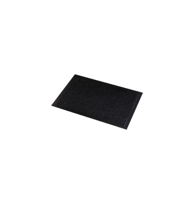 Schmutzfangmatte Vinyl-Rücken, Maße: 60 x 90cm, schwarz