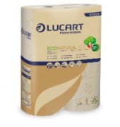 Toilettenpapier Eco Natural 6.3 811929, 3-lagig, havanna naturbraun, 250 Blatt / Rolle,