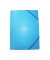 Eckspannmappe 51502000, A4 blau Karton 420g