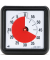 Stop Time Timer Tisch mit Signa Mediu Maße: 18 x 18cm, schwa